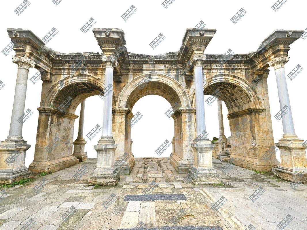 images/goods_img/2021040163/Hadrian's Gate 24K 3D model/5.jpg